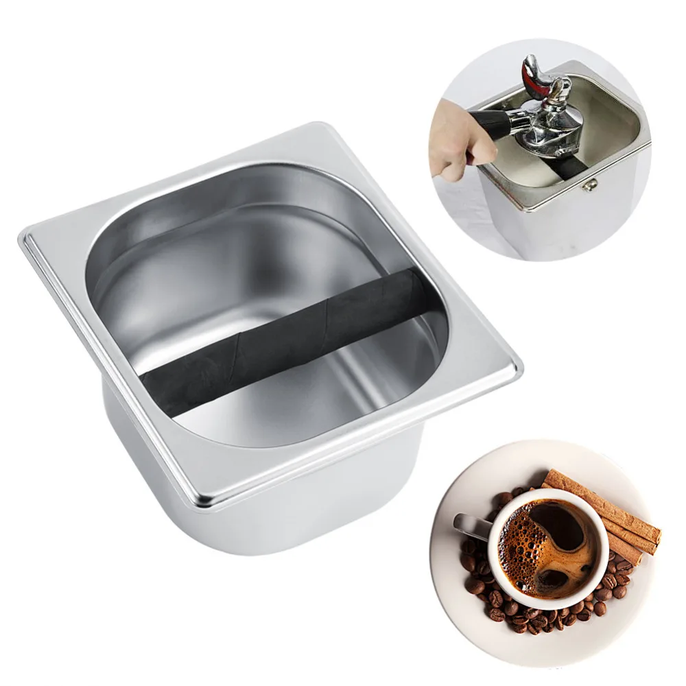 Buy Kitchen Stainless Steel Coffee Grounds Knock Box
