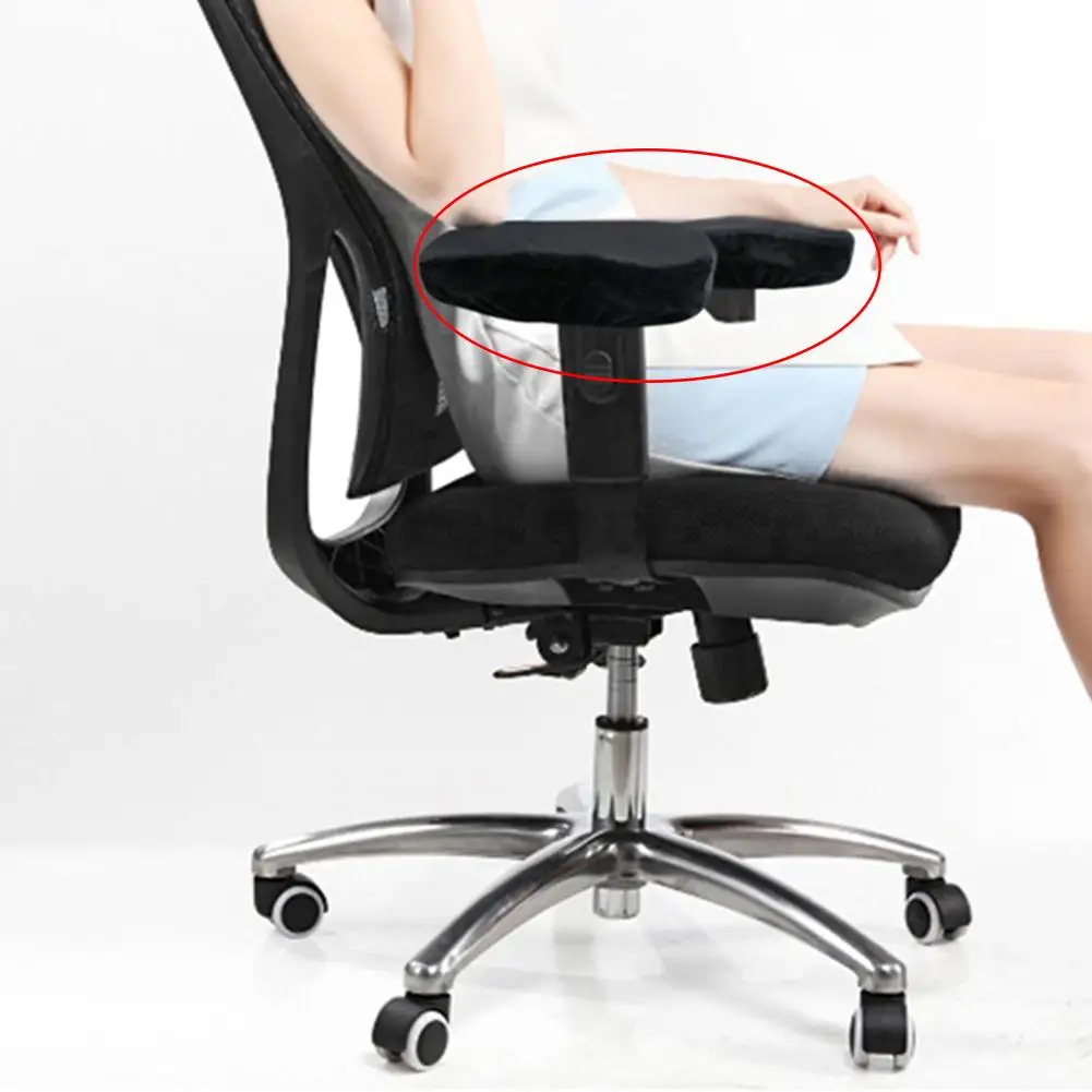 

2Pcs Memory Foam Pain Relief Chair Hands Arms Resting Supporting Pillow Cushion Hand Pillow Natural
