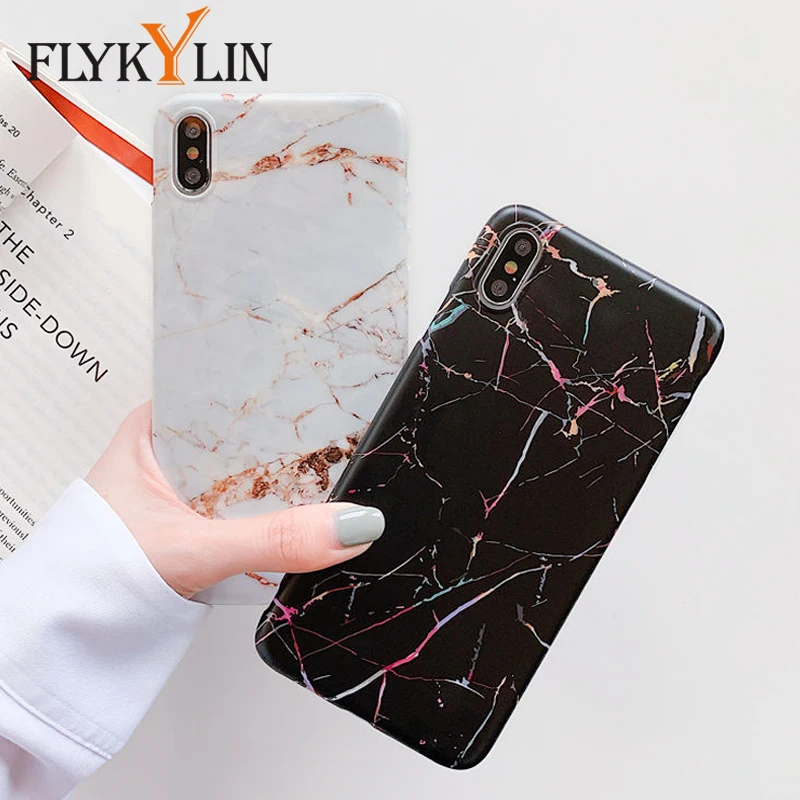 

FLYKYLIN IMD Silicone Phone Case For Huawei Nova 3 3i 4e Back Cover on Mate 20 P20 Lite P30 Pro Fashion Marble Art Phone Coque