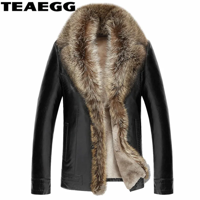 Veste homme cuir fourrure Clearance