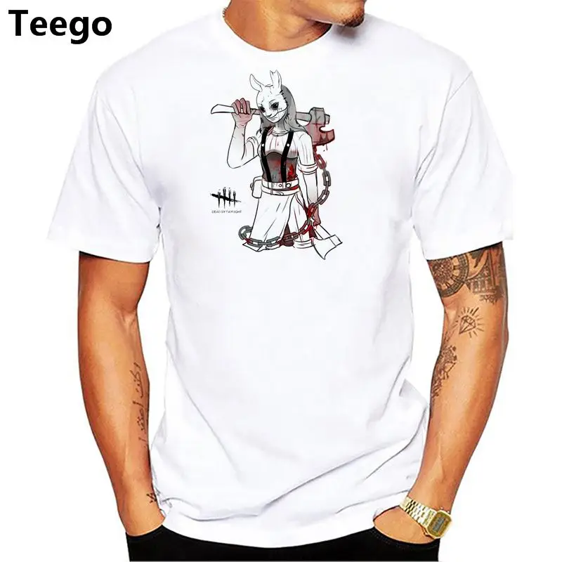 

Dead By Daylight T-shirt men summer t-shirt boy print tshirt anime t shirt brand clothing white color tops tees