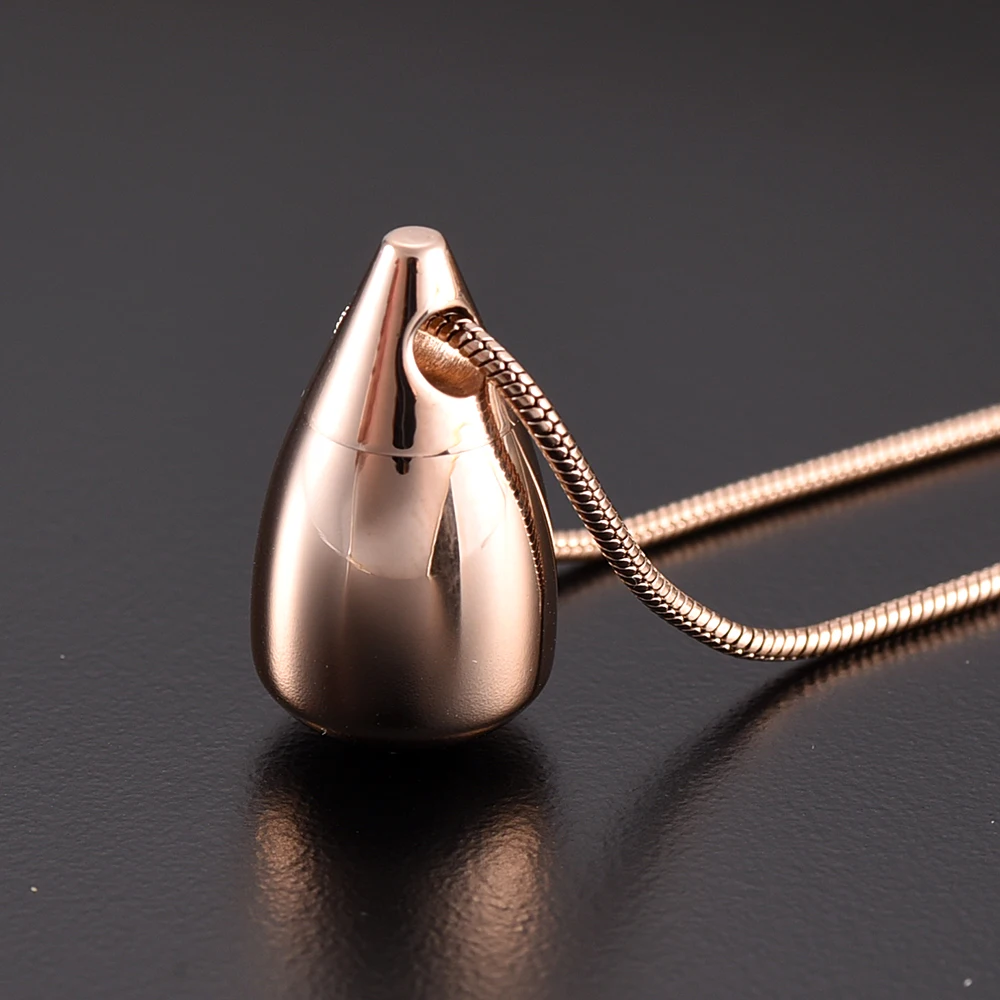 

Silver/Gold/Rose gold Cremation Urn Pendant Necklace Waterproof Ash Holder Ash-Urn-Necklace Stainless Steel Ash Jewelry