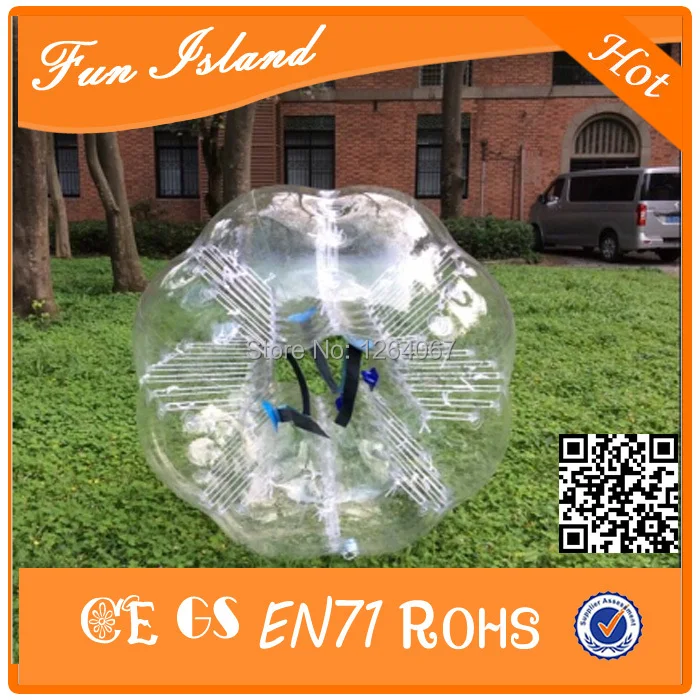

Free Shipping 12pcs (6Red+6Blue+2Pump) Good Quality Bumper Ball, Zorb Ball ,Bubble Soccer Suit,Bubble Football