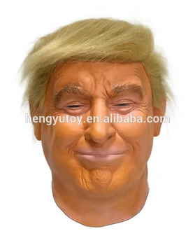 

Realistic Celebrity Halloween Costume President Latex New Donald Trump Mask