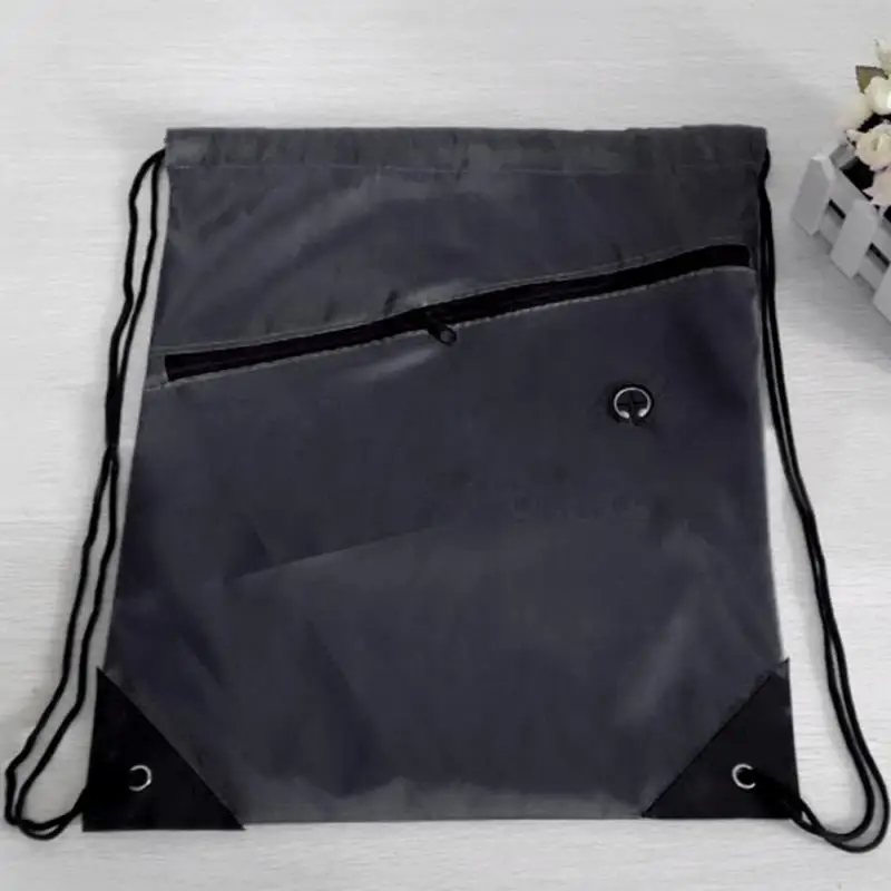 Bolso de playa con cordón para natación para hombre y mujer, mochila para ejercicio, Mochila pequeña para montar, gimnasio, zapatos con cordones