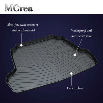 

MCrea Auto Car Rear Trunk Mat Cargo Liner For Hyundai Tucson Sonata Elantra Santa Fe ix25 ix35 ix45 Boot Liner Tray Accessories