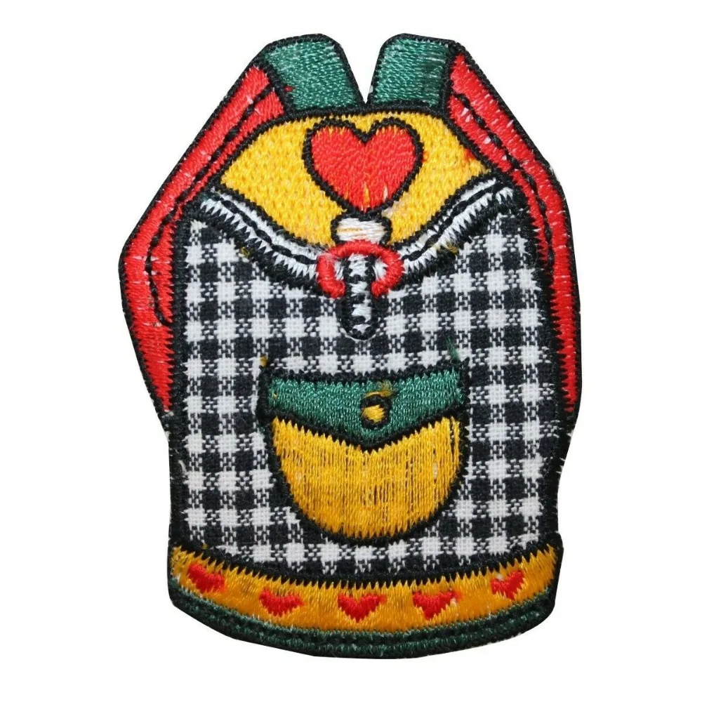 

Custom embroidered Patches Iron on badge for clothes decorative can be customized with your logo design factory direct