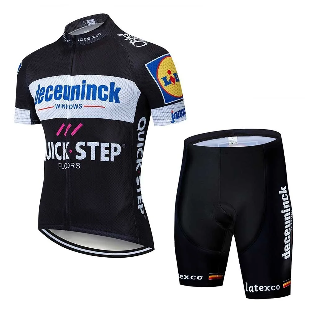 Pro Team Quick Велоспорт Джерси Набор велосипед для мужчин велорубашка MTB Racing Ropa Ciclismo Лето Hombre одежда для велоспорта Одежда - Цвет: 6