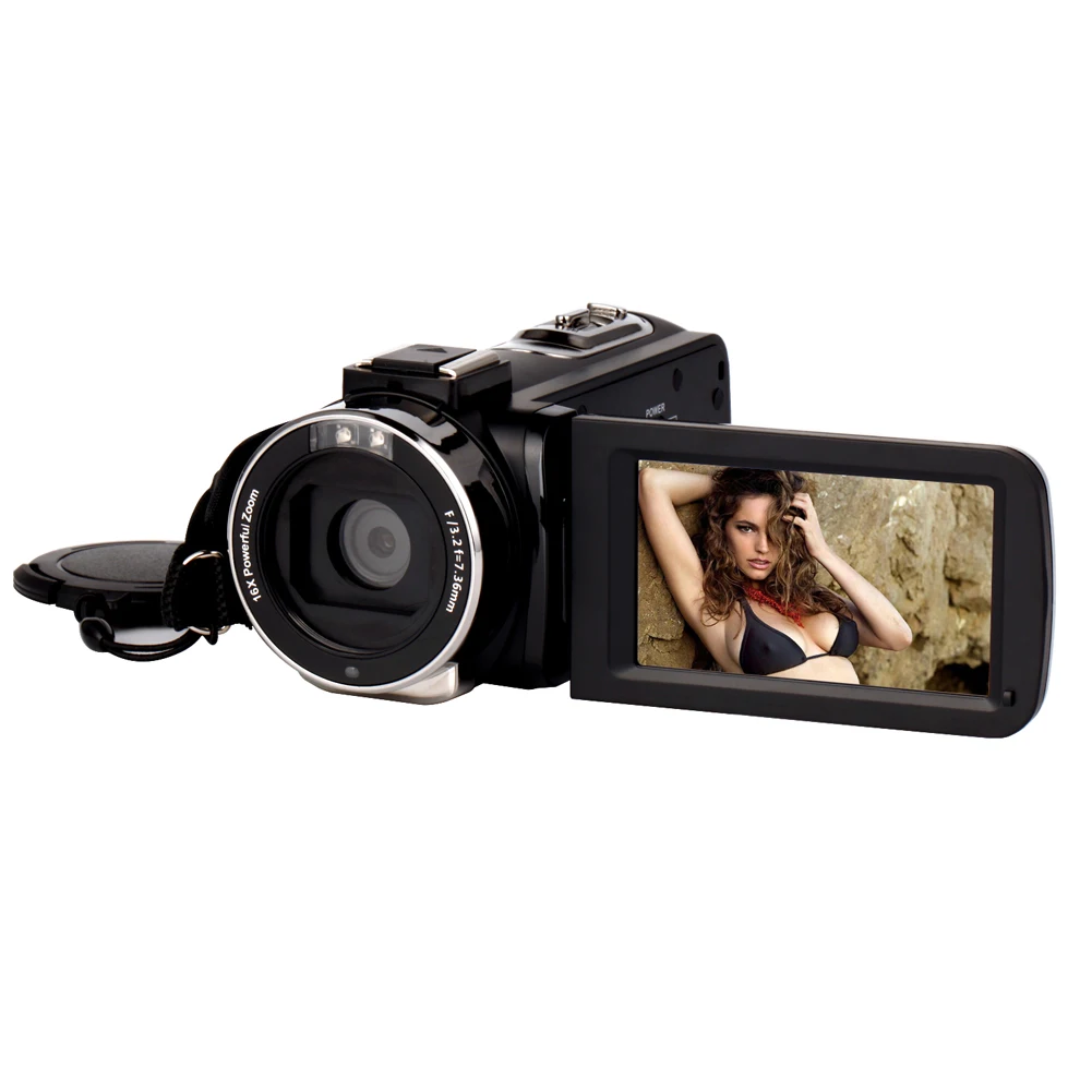 Горячая новинка, профессиональная спортивная видеокамера Ultra HD 4K Wifi с дистанционным управлением, ночное видение, 3,0 дюйма, сенсорный ЖК-экран, водонепроницаемая камера