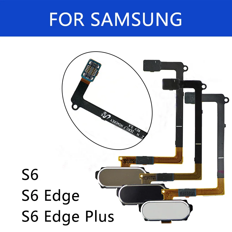 Гибкий кабель с сенсором отпечатков пальцев для samsung Galaxy S6/S6 edge/S6 Edge Plus G920 G920F G925 G925F G928 G928 кнопка Home Touch ID