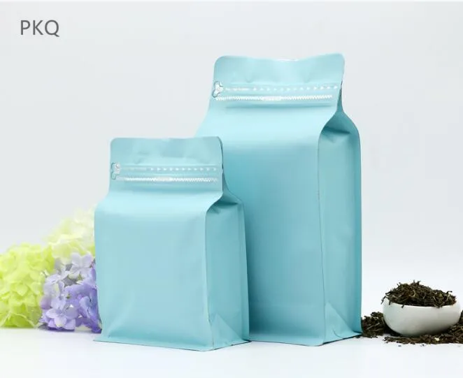 10 шт Цвет алюминиевая фольга кофе мешок небольшой клапан Ziplock молния замок