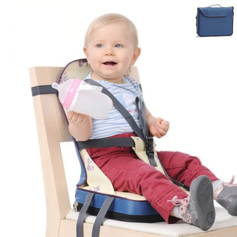 Детское кресло для столовой, сумка, детское портативное сиденье, для малышей, водонепроницаемая ткань, для младенцев, для путешествий, складные ремни безопасности для детей, стульчик для кормления