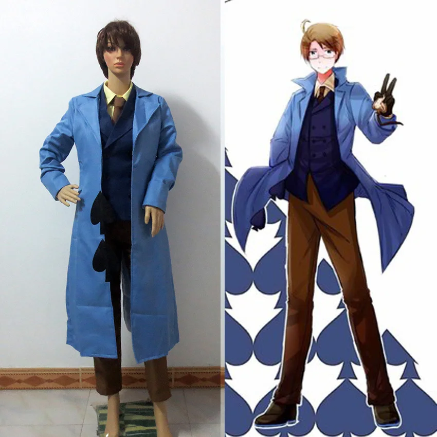 

APH America The United States Clothing Axis Powers Hetalia Alfred F Jones Cosplay Costume Custom Made