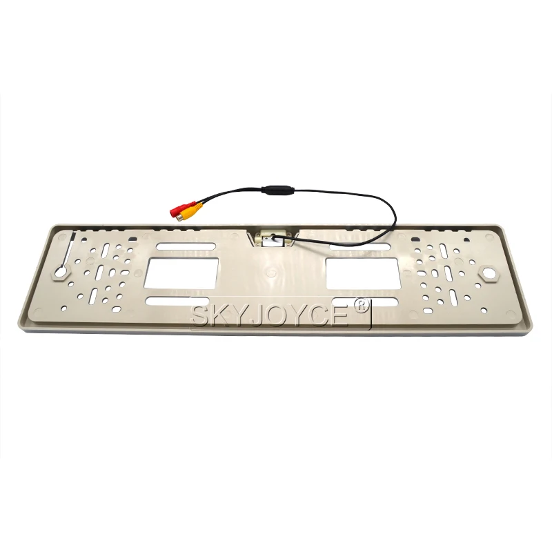 SKYJOYCE Europe license plate frame HD Waterproof European Car License Plate Frame Auto Reverse Rear View Backup Camera 4 LED (8)