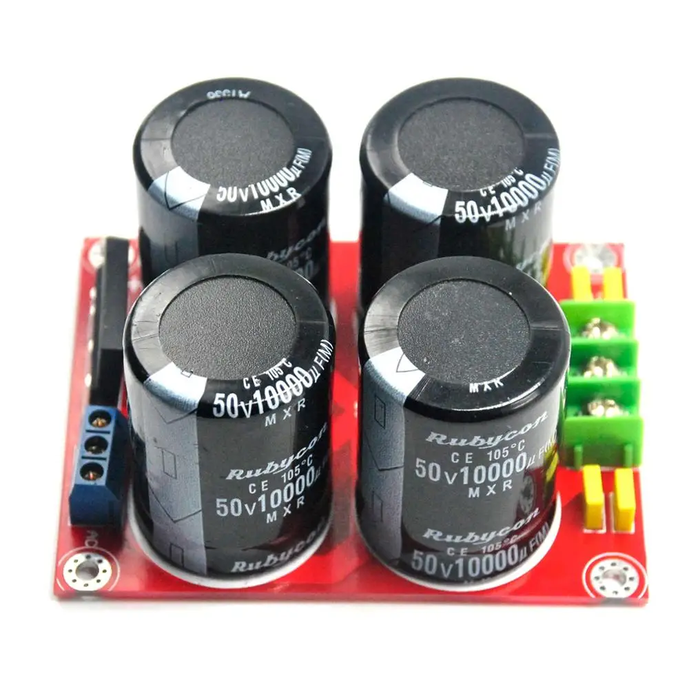 One Pair (2pcs) 4x10000uF Capacitor Rectifier Power Supply Amplifier Board LM3886 TDA7293 TDA7294 One Pair (2pcs) 4x10000uF Capacitor Rectifier Power Supply Amplifier Board LM3886 TDA7293 TDA7294