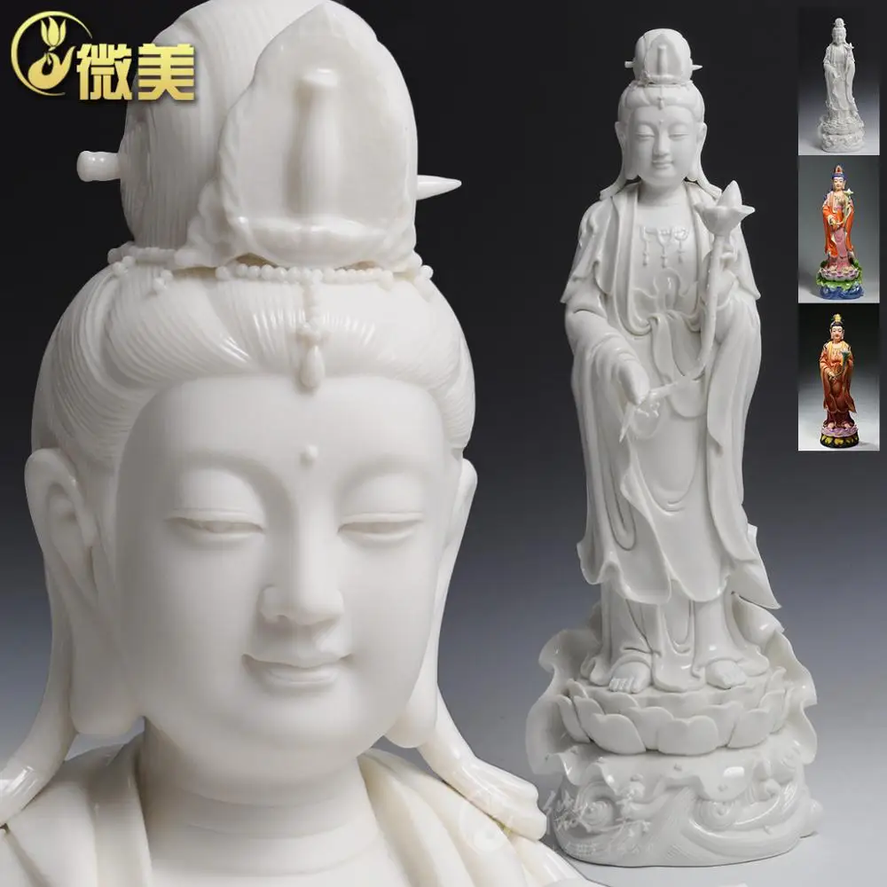 

16 to 20 inches thick and crossing the Western Sam put Ephraim mahasthamaprapta Buddha Dehua ceramics wholesale