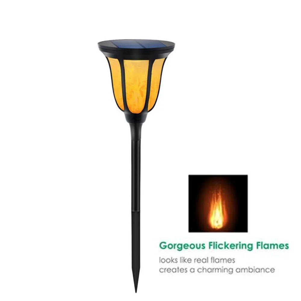 

IP65 LED Solar Dancing Flame Flickering Light Solar Powered Lawn Lamp with Light sensor for Path Garden Outdoor Holiday Deco
