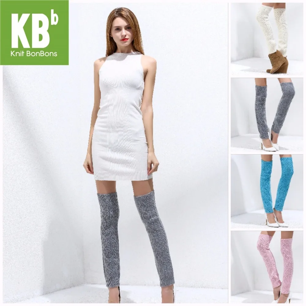 SALE KBB Xmas Fall Winter 4 Colors Women Warm tight High s Knit Boot