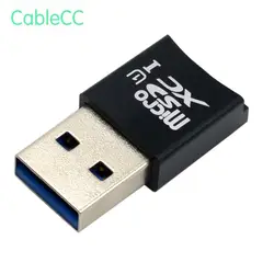 2 шт/1 шт Мини Размер 5 Гбит/с супер скорость USB 3,0 к микро-sd SDXC TF кард-ридер адаптер Бесплатная доставка