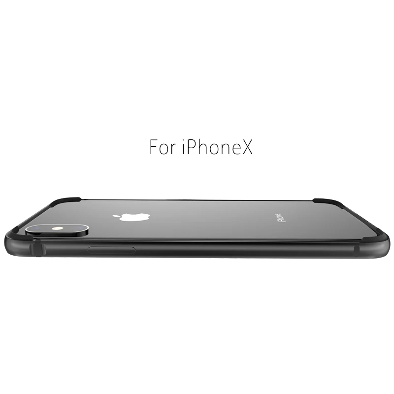 CAPSSICUM металлический бампер чехол для iphone X Xs Max XR мягкий силиконовый Жесткий алюминиевый сплав рамка для iphone X Xs Max XR