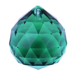 Павлин зеленый 40 шт./лот 40 мм Хрустальный шар Хрустальные люстры хрустальный шар лампа Подвески