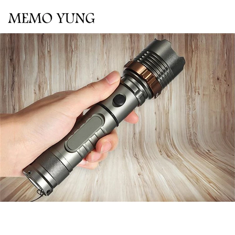 6000 lumens led tactical flashlight 5 modes waterproof led lights 6000 lumens