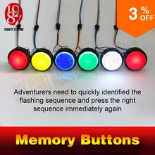 Комплект для побега Кнопка памяти быстро запоминает и ловит черту вспыхивающая кнопка, чтобы улететь от таинственная комната