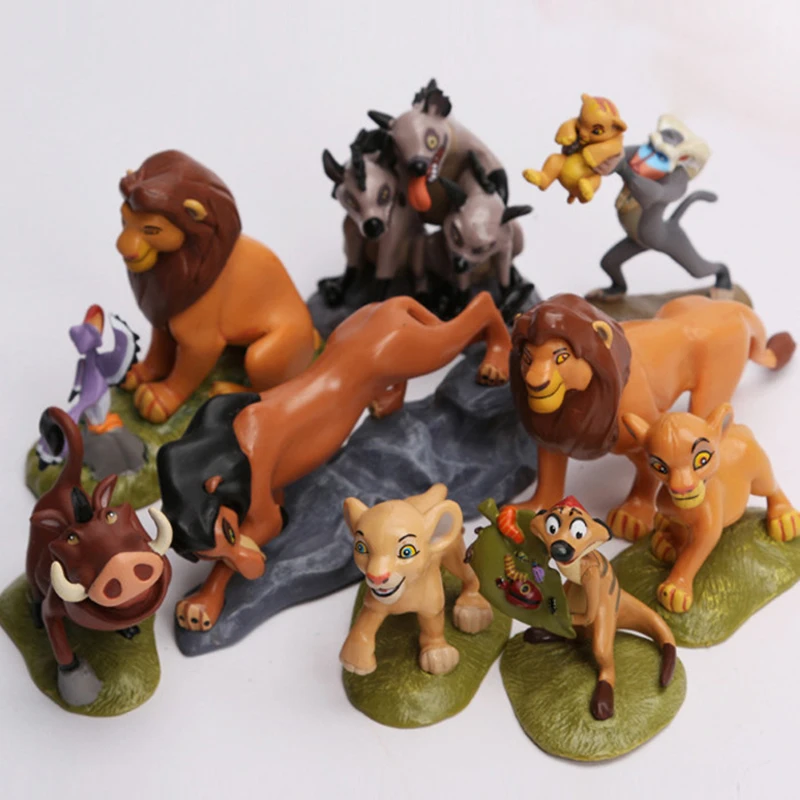 

9pcs Disney The Lion King Simba Nala Timon 9CM PVC Action Figures Cartoon Movie Anime Figure Unisex Kids Toys Gifts DS14