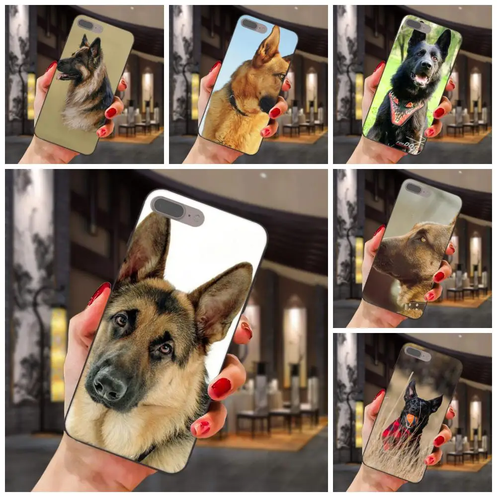 

For Galaxy C5 C7 J1 J2 J3 J330 J5 J6 J7 J730 2017 Ace Core Duo Max Mini Plus Prime Pro Soft Hot Sale Sand German Shepherd Puppy