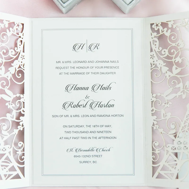 Black-Glittery-Laser-Cut-Wrap-with-Eiffel-Tower-Pattern-and-Bow-EWWS250-5