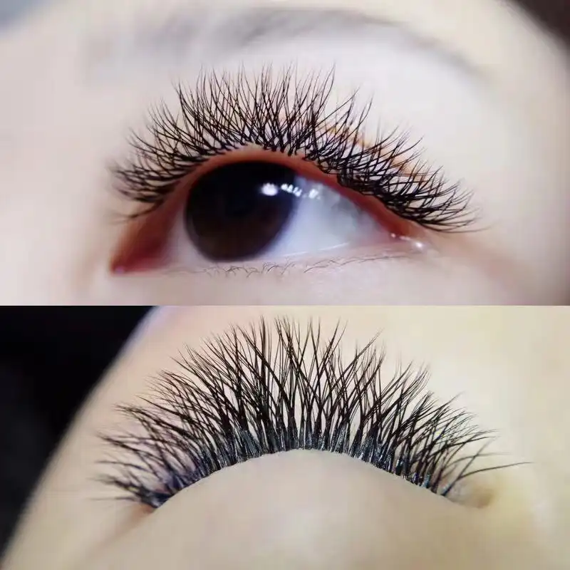 Detail Feedback Questions about Caramel y type eyelashes pre made volume fans Weaving eyelash