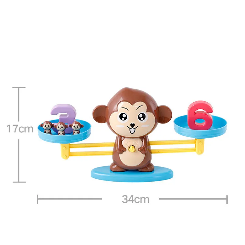Filhote de Cachorro Brinquedos de Mesa Jogos de Pai filho Cão Dinheiro Bonito Número Equilíbrio Montessori Matemática Placa Aritmética Crianças Interativo Toy Figuras 14 pai-filho crianças figuras interativas brinquedo