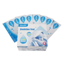 Wondfo 50Pcs Tira de Prueba de Orina de Ovulación Kit de Pruebas de Kit de Ovulación de Primera Respuesta, con Más Del 99% de Precisión en la Detección Más Temprana Wondfo 50Pcs Tira de Prueba de Orina de Ovulación Kit de Pruebas de Kit de Ovulación de Primera Respuesta, con Más Del 99% de Precisión en la Detección Más Temprana