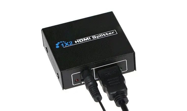 10 шт./лот DHL Бесплатная дома Театр 1 в 2 из HDMI Splitter сепаратор 4 К аудио-видео конвертер для HDTV DVD PS3 PC