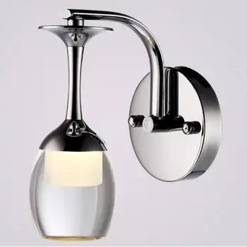 

Fashion wine cup wall lamps bright energy saving led wall lamps led white/warm light wall lights