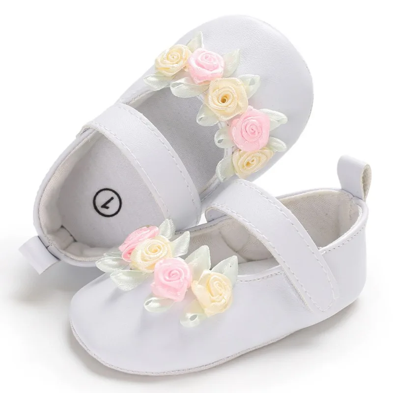 Newborn Baby Princess Shoes Cute Flower Baby Girl Toddler