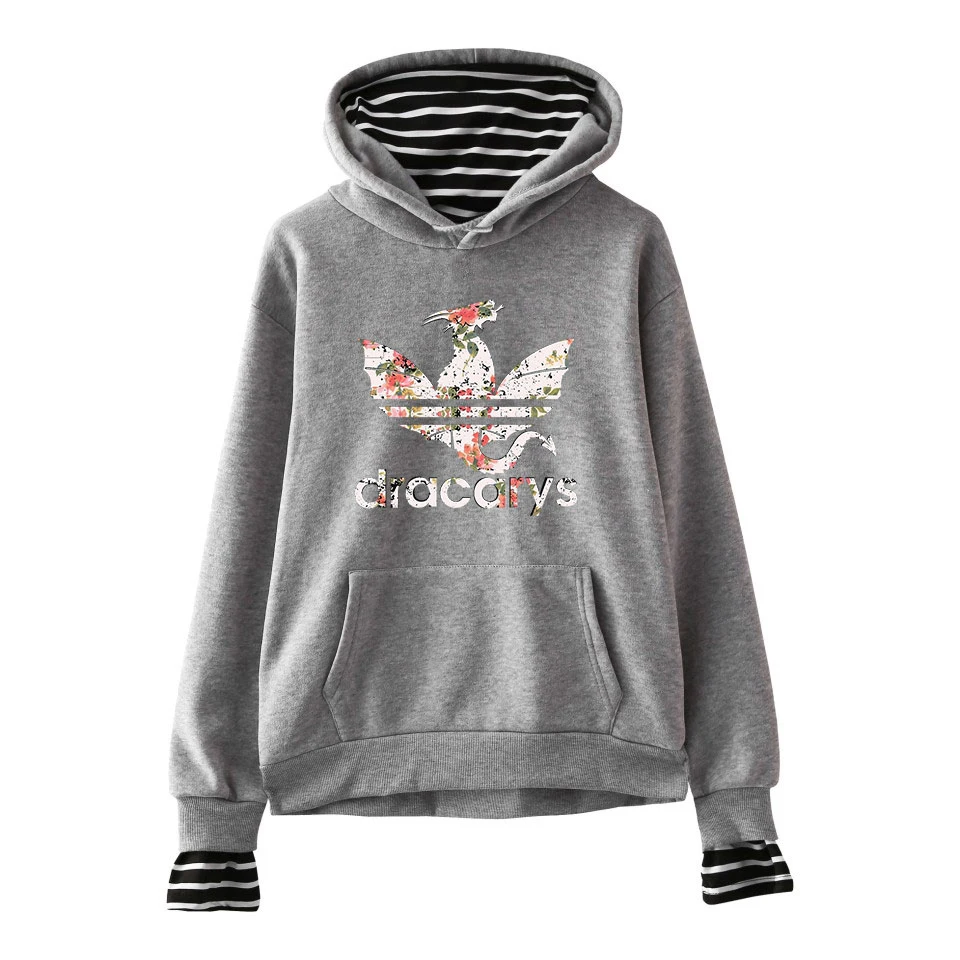 Game Of Thrones Kpop Dracarys Women Fake Two Piece Hoodie Hoody Hot 2019 Winter Winter Sweatshirt Women's Harajuku Hoodies 2XL Game Of Thrones Kpop Dracarys Women Fake Two Piece Hoodie Hoody Hot 2019 Winter Winter Sweatshirt Women's Harajuku Hoodies 2XL