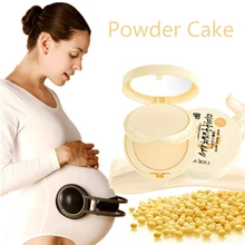 Сухой и влажный двухслойный соевый молочный порошок для торта контроль масла увлажняющий консилер макияж прессованная пудра