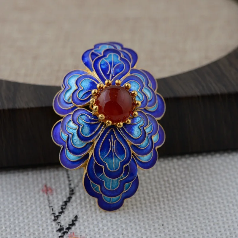 

Shaolan silk accessories wholesale S925 silver Beijing traditional manual process DIY high-grade essential Badge