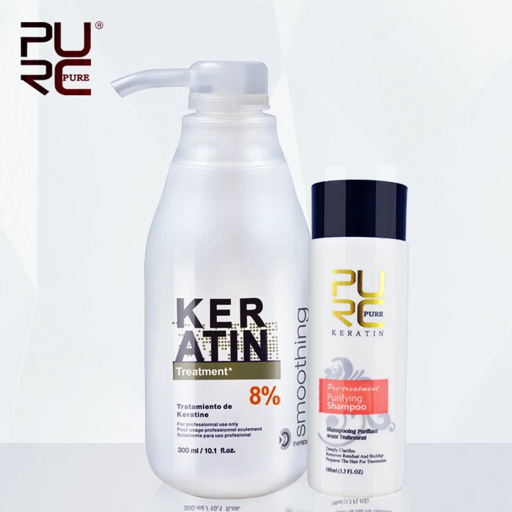 PURC Brazilian keratin 8% formalin 300ml keratin hair treatment and one piece 100ml purifying shampoo hot sale hair treatment цена PURC Brazilian keratin 8% formalin 300ml keratin hair treatment and one piece 100ml purifying shampoo hot sale hair treatment цены онлайн