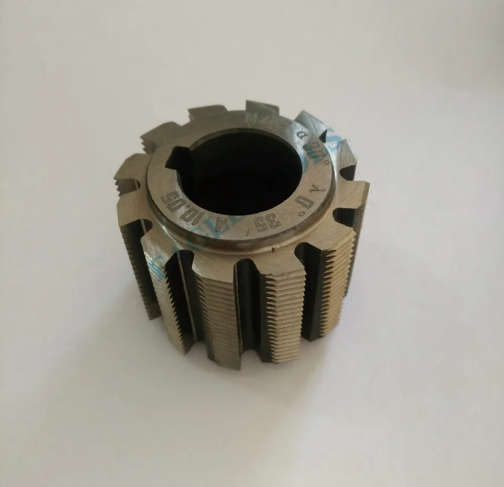 

HSS M0.5 Module Gear Hob Cutter PA20 degree 50*40*22hole