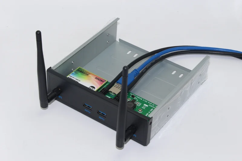 Новая беспроводная сетевая карта 5 25 дюйма USB 3 0 Фронтальная панель 2 порта Floppy Bay usb
