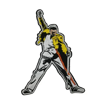 

Queen Freddie Mercury Singer Star Embroidered NEW IRON ON Patches for clothing accessories jeans backpack