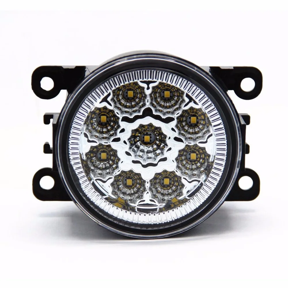

2pcs/set 6000K 1000LM High Power Full LED Fog Lights Driving Lamps with 9pcs SMD LED for Ford Ranger & Territory