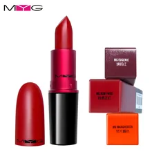 ГОРЯЧАЯ Косметика, водостойкая Увлажняющая губная помада с 9 красными пигментами, матовая бархатная губная помада, телесный розовый, красный, фиолетовый цвет, косметика для губ