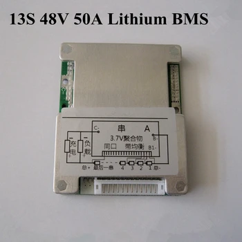 

1pcs BMS 48v Lithium 48v 13s 25A 35A 50A Current Battery Pack 48v 13s Bms Protection for Scooter Motor Power Tools Ebike Bicycle