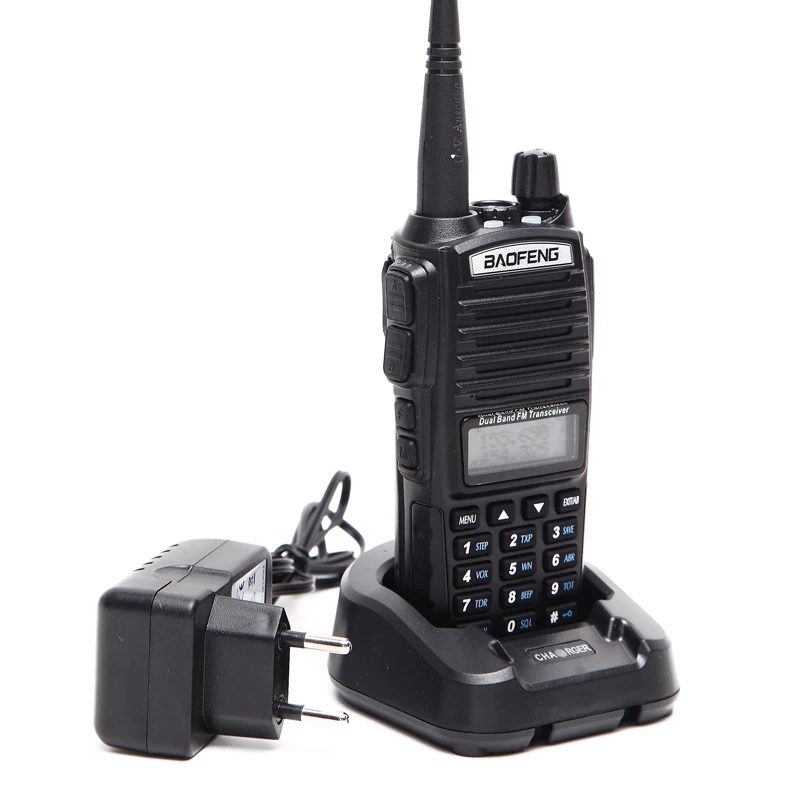 Baofeng UV-82 плюс 8 Вт Мощность ful Walkie Talkie Высокая Мощность 8 Вт Портативный радио двухдиапазонный VHF/UHF 10 км long range двухстороннее CB радио