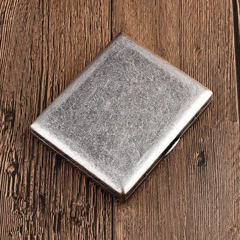 

304 stainless steel cigarette case High-end full mirror shiny metal cigarette case Fashion gift free shipping