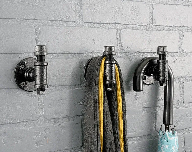 Vintage Industrial Pipe Wall Hook Interior Decor Women Bathroom Decor Steampunk Decor Wall Hook Hat Rack Holder Coat Hanger Robe Hooks Aliexpress