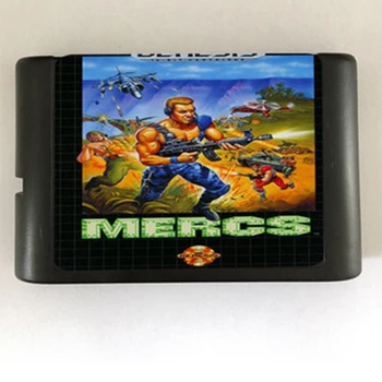 

Mercs Game Cartridge Newest 16 bit Game Card For Sega Mega Drive / Genesis System